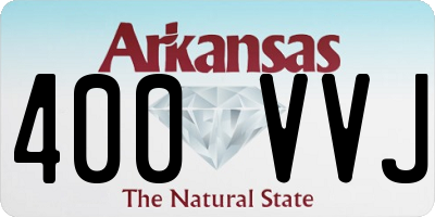 AR license plate 400VVJ
