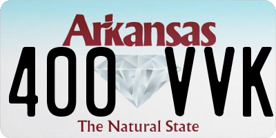 AR license plate 400VVK