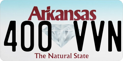 AR license plate 400VVN