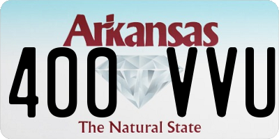 AR license plate 400VVU