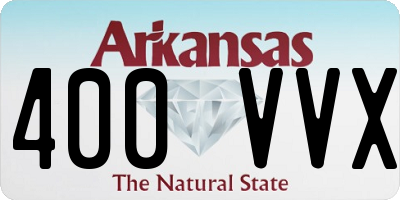 AR license plate 400VVX