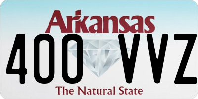 AR license plate 400VVZ
