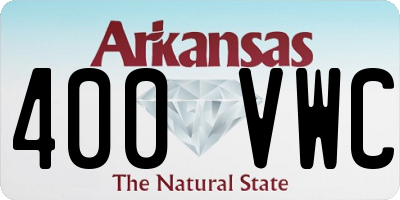 AR license plate 400VWC