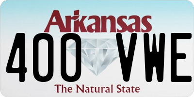 AR license plate 400VWE
