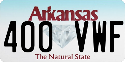 AR license plate 400VWF