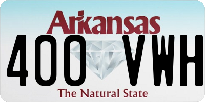 AR license plate 400VWH