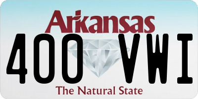 AR license plate 400VWI
