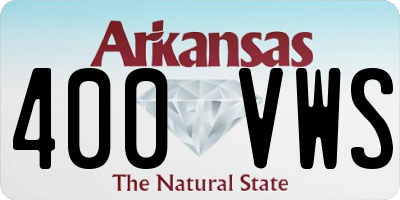 AR license plate 400VWS