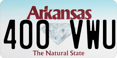 AR license plate 400VWU