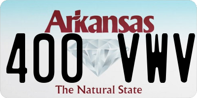 AR license plate 400VWV