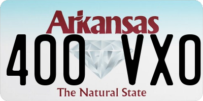 AR license plate 400VXO