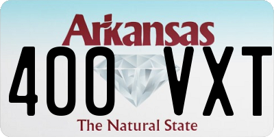 AR license plate 400VXT