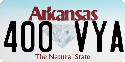 AR license plate 400VYA