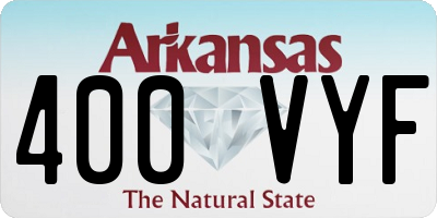 AR license plate 400VYF