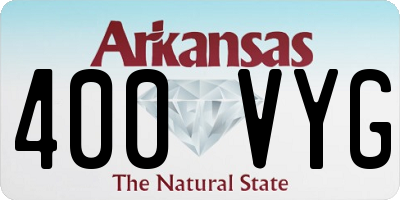 AR license plate 400VYG
