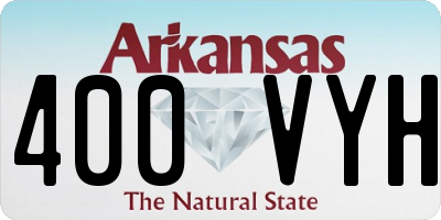 AR license plate 400VYH