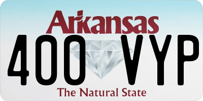 AR license plate 400VYP