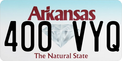 AR license plate 400VYQ