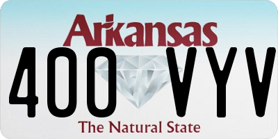 AR license plate 400VYV
