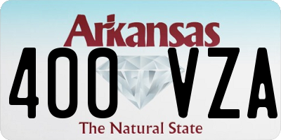 AR license plate 400VZA