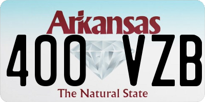 AR license plate 400VZB