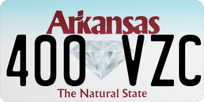 AR license plate 400VZC