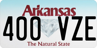 AR license plate 400VZE