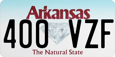 AR license plate 400VZF
