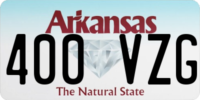 AR license plate 400VZG
