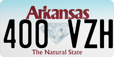 AR license plate 400VZH