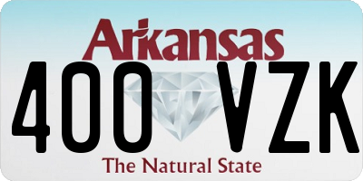 AR license plate 400VZK