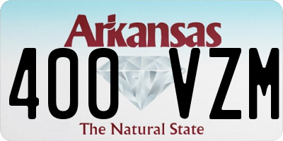 AR license plate 400VZM