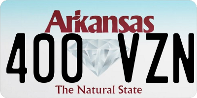 AR license plate 400VZN