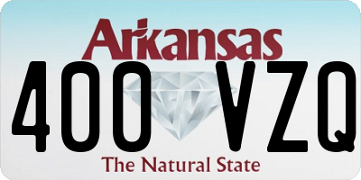 AR license plate 400VZQ
