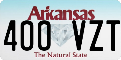 AR license plate 400VZT