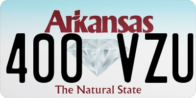AR license plate 400VZU