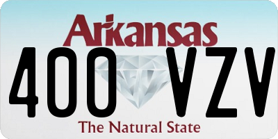 AR license plate 400VZV