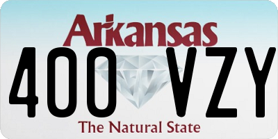 AR license plate 400VZY