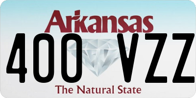 AR license plate 400VZZ