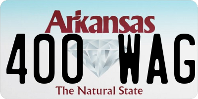 AR license plate 400WAG