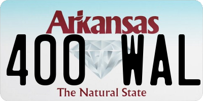 AR license plate 400WAL