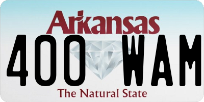 AR license plate 400WAM