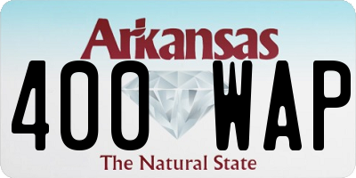 AR license plate 400WAP