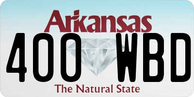 AR license plate 400WBD