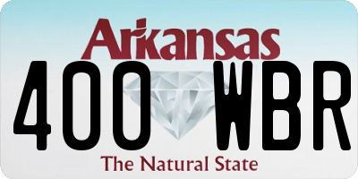 AR license plate 400WBR