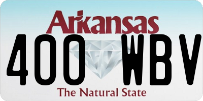 AR license plate 400WBV