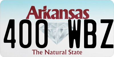 AR license plate 400WBZ