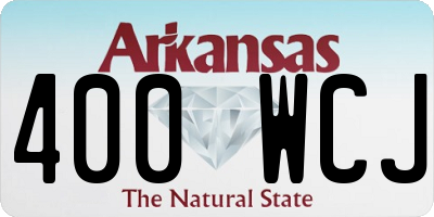 AR license plate 400WCJ