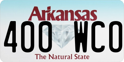 AR license plate 400WCO