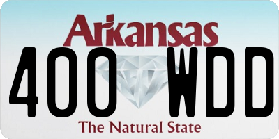 AR license plate 400WDD